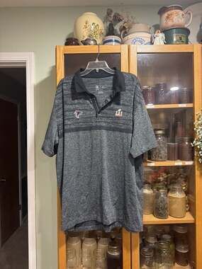 Nike NFL Dri-FIT Atlanta Falcons Super Bowl LI Media Day Sideline Polo Shirt XXL